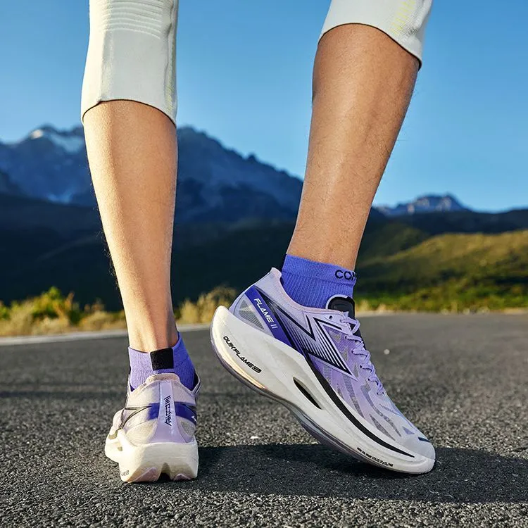 361° Feiran 2 Low Top Running Shoes Men's White Purple-9