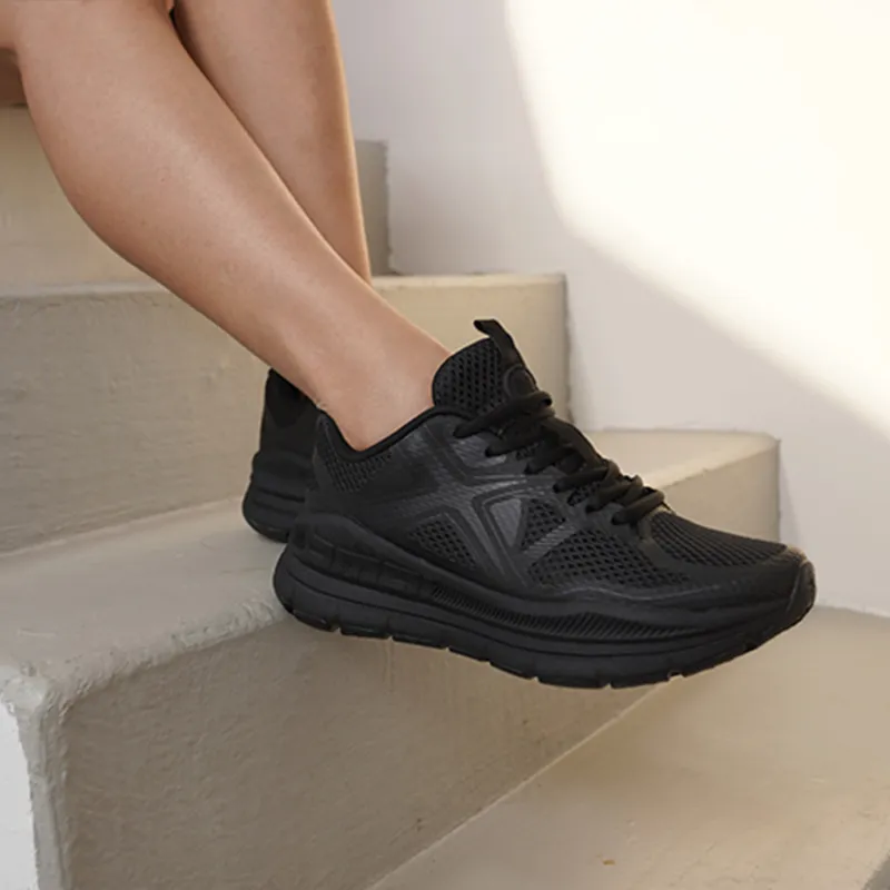 BMAI Pure The Expeditionary Low Top Sprint Running Shoes Women's Knight Black-8