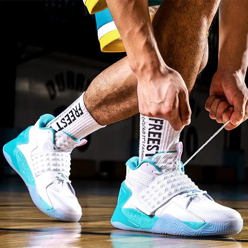PEAK Cushioning, Slip Resistant, Abrasion Resistant Coverage Mid Top Basketball Shoes Men's-4