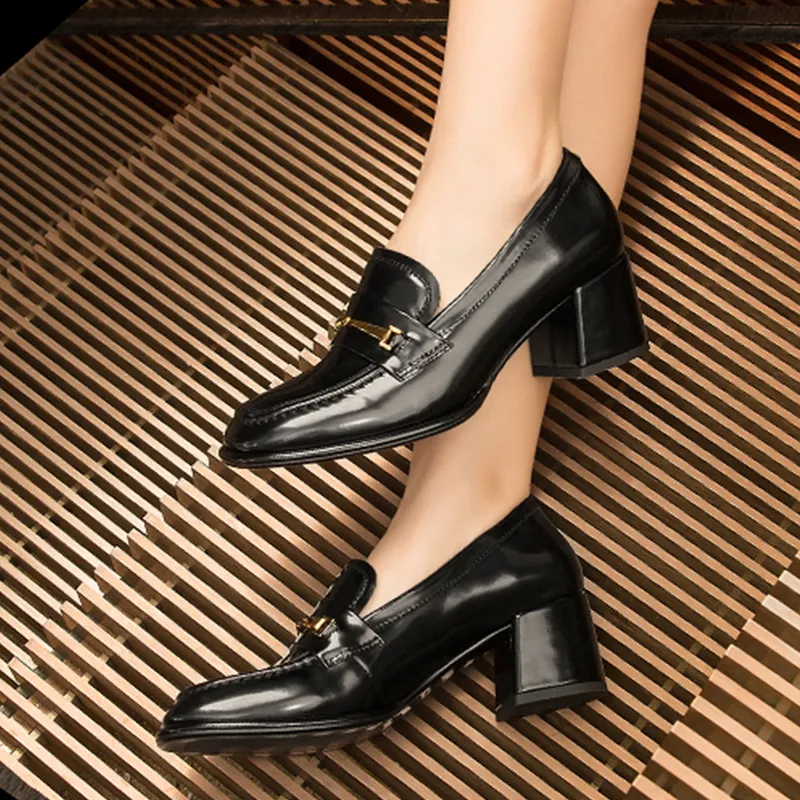 Coup De Foudre Chunky Heel High Heels 5.5cm Women's-5