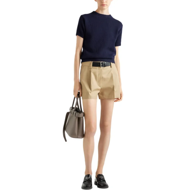 PRADA FW24 Casual Shorts Women's Ropes Gray-1