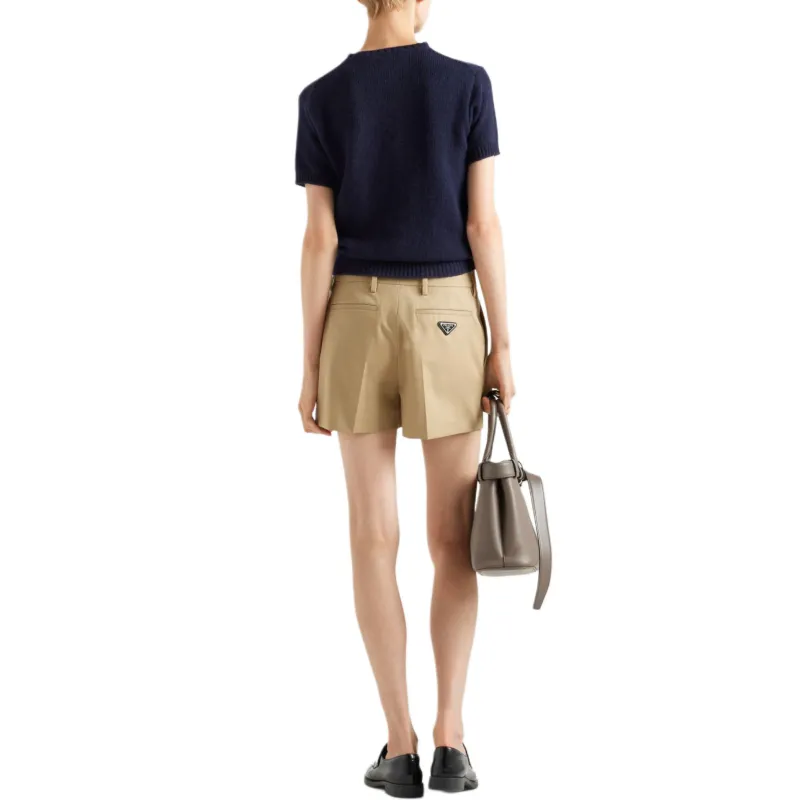 PRADA FW24 Casual Shorts Women's Ropes Gray-3