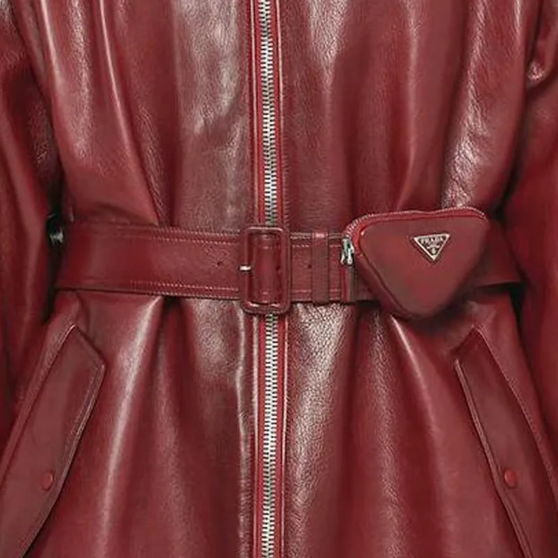 PRADA FW22 Jackets Coats Men's Gemstone Red-3