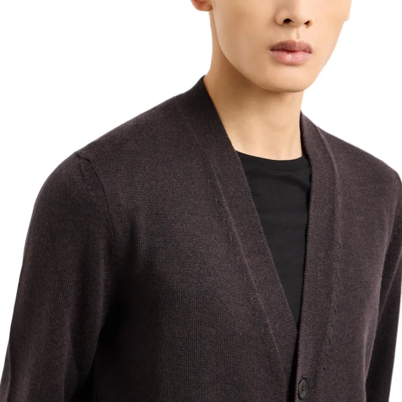 GIORGIO ARMANI FW24 Knitwear Men's Brown-4
