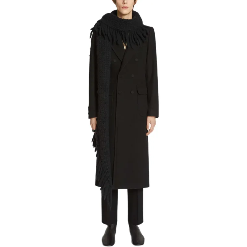 DRIES VAN NOTEN Wool Double-breasted Coat-1