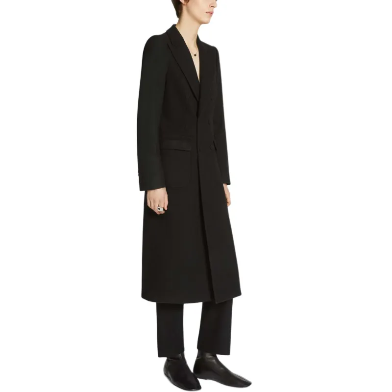 DRIES VAN NOTEN Wool Double-breasted Coat-3