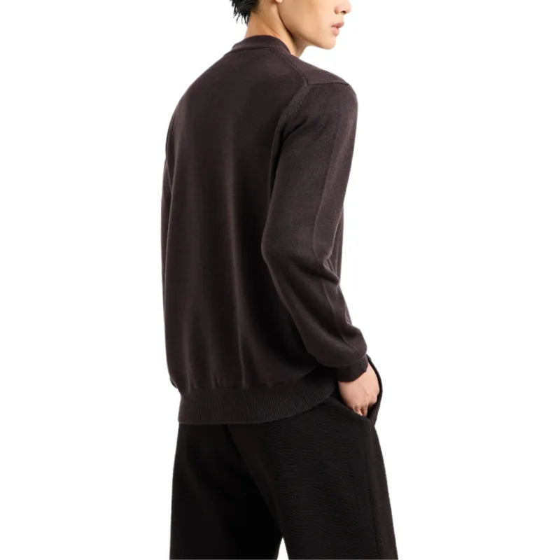 GIORGIO ARMANI FW24 Knitwear Men's Brown-3