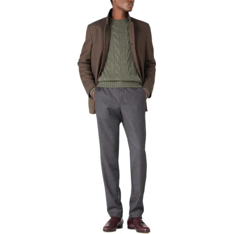 Loro Piana Napier FW24 Cashmere Sweater Men's Green-2
