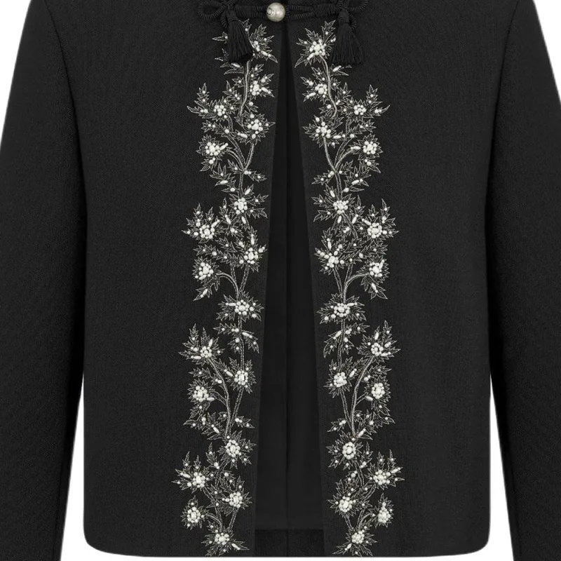 DIOR FW24 Jackets Coats Women's Black-2