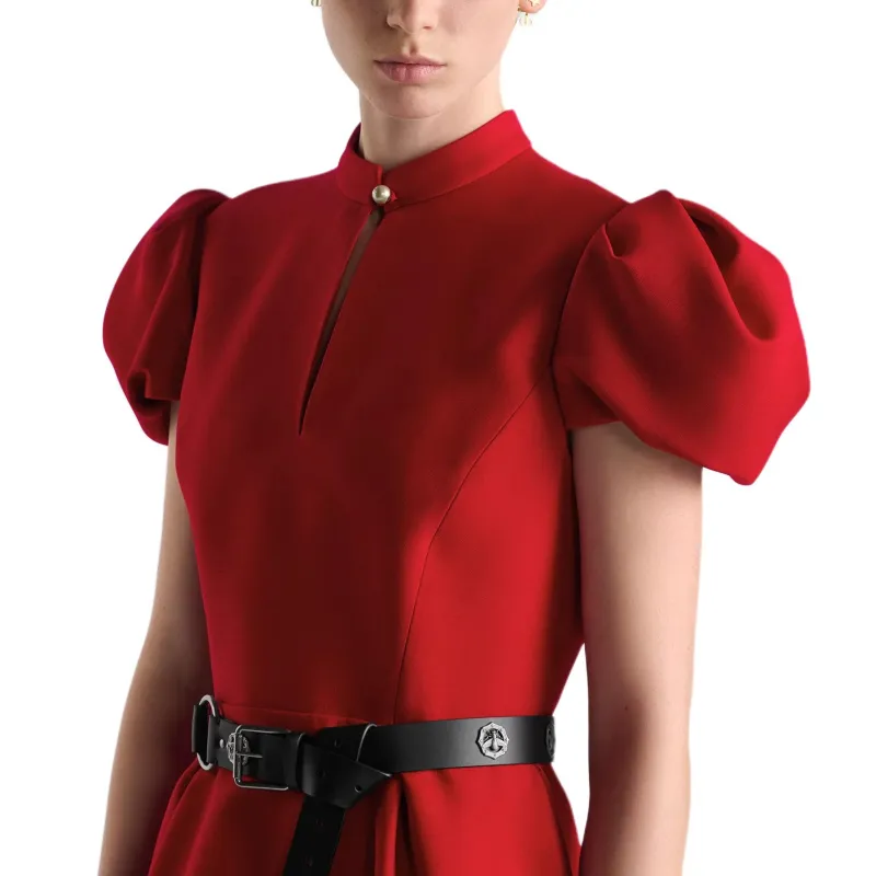 DIOR FW24 Short Sleeved Dresses Women's Red-3