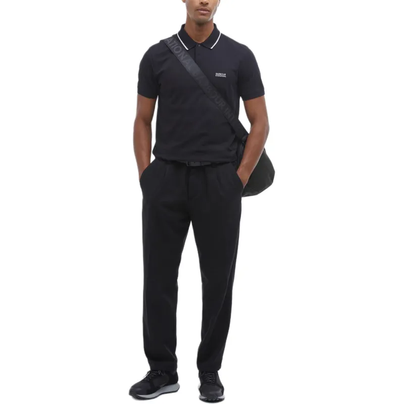 BARBOUR FW24 Polo Shirt Men's Black-1