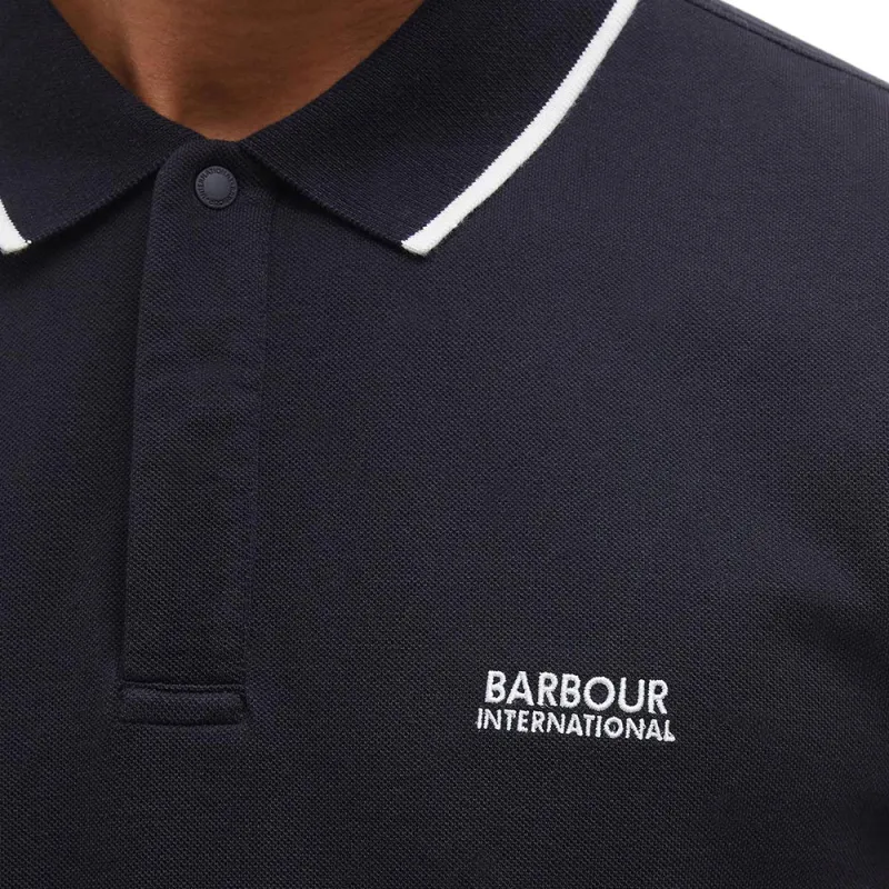 BARBOUR FW24 Polo Shirt Men's Black-4