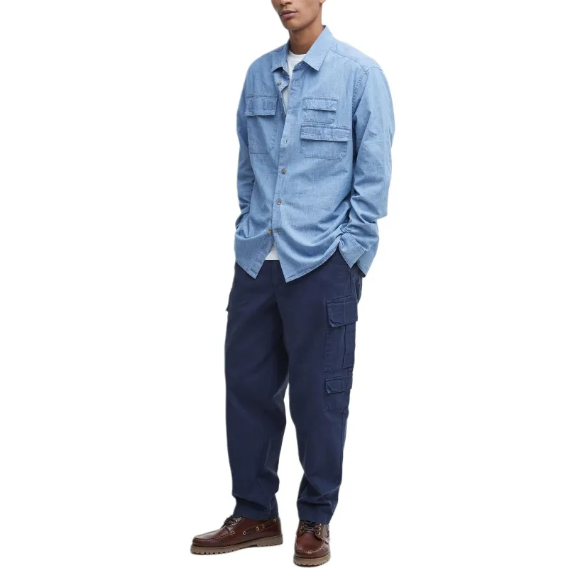 BARBOUR FW24 Cargo Pants Men's Navy-1