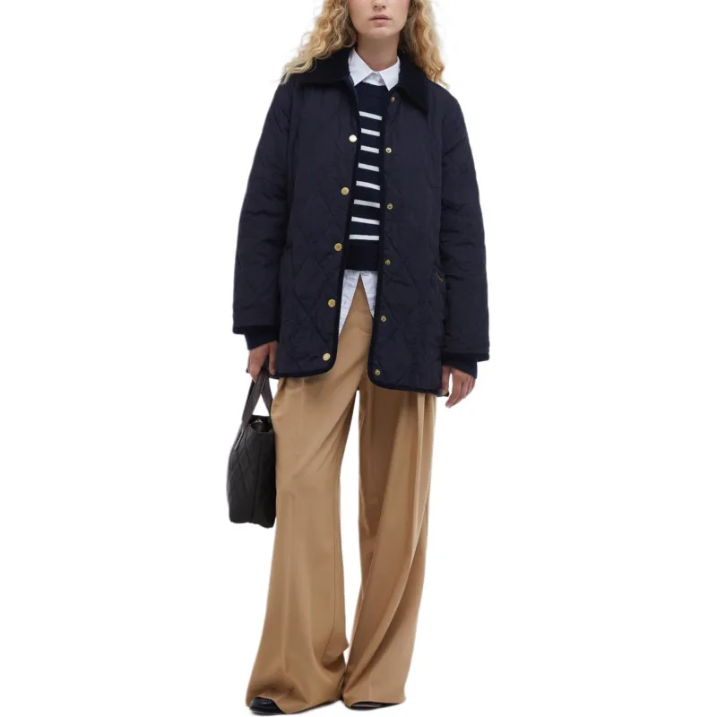 BARBOUR FW24 Puffer Jacket Women's Navy-1
