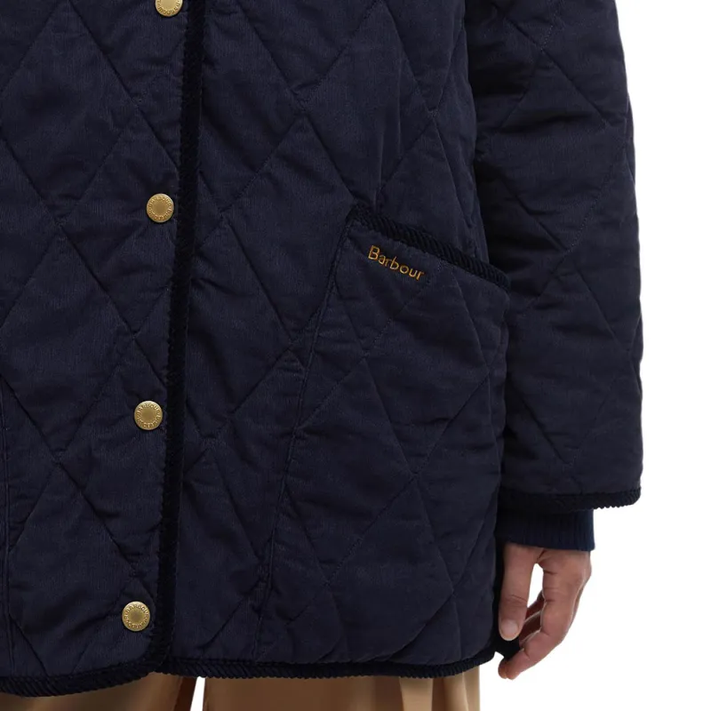 BARBOUR FW24 Puffer Jacket Women's Navy-5