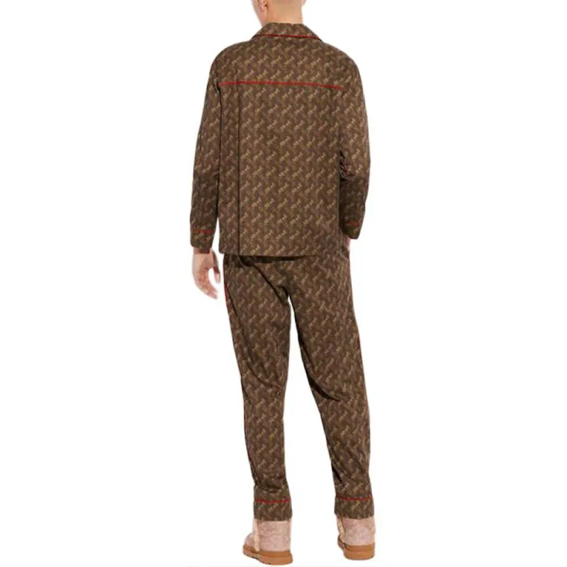 COACH SS23 Pajama Tops Men's Umber-2