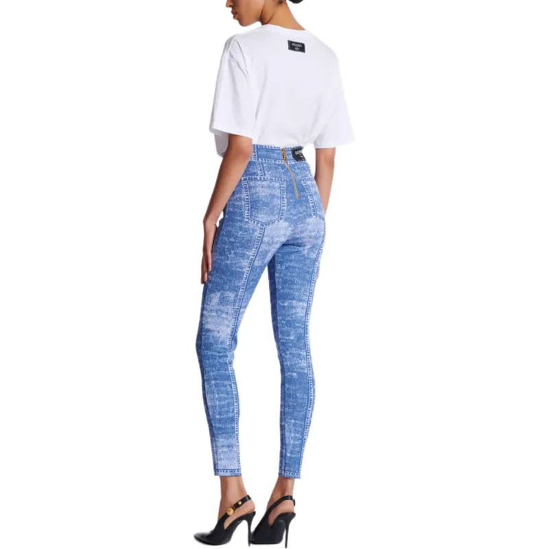 BALMAIN High Waisted Leggings-3