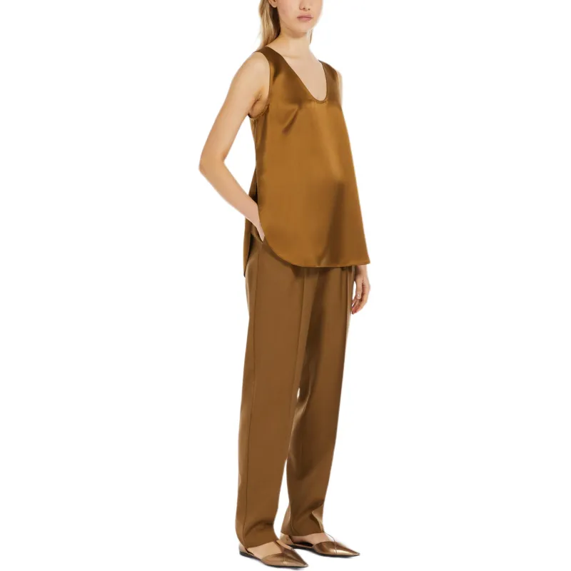 MaxMara Filly V Neck Sleeveless Top-3