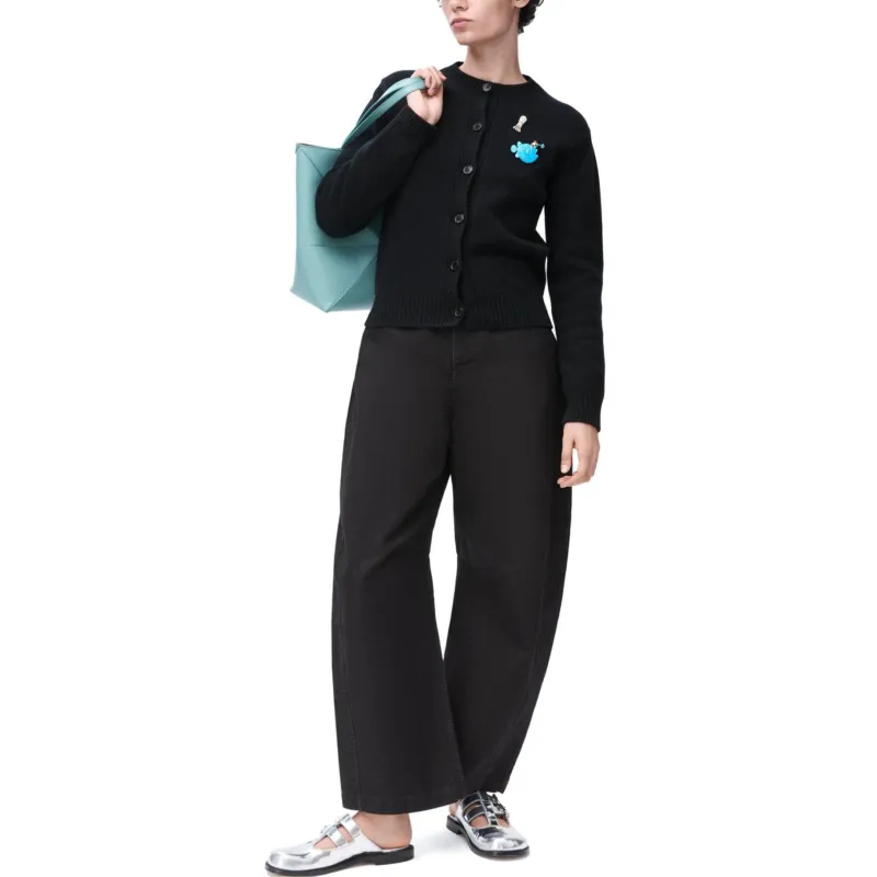 LOEWE FW24 Sweater Women's Black-3