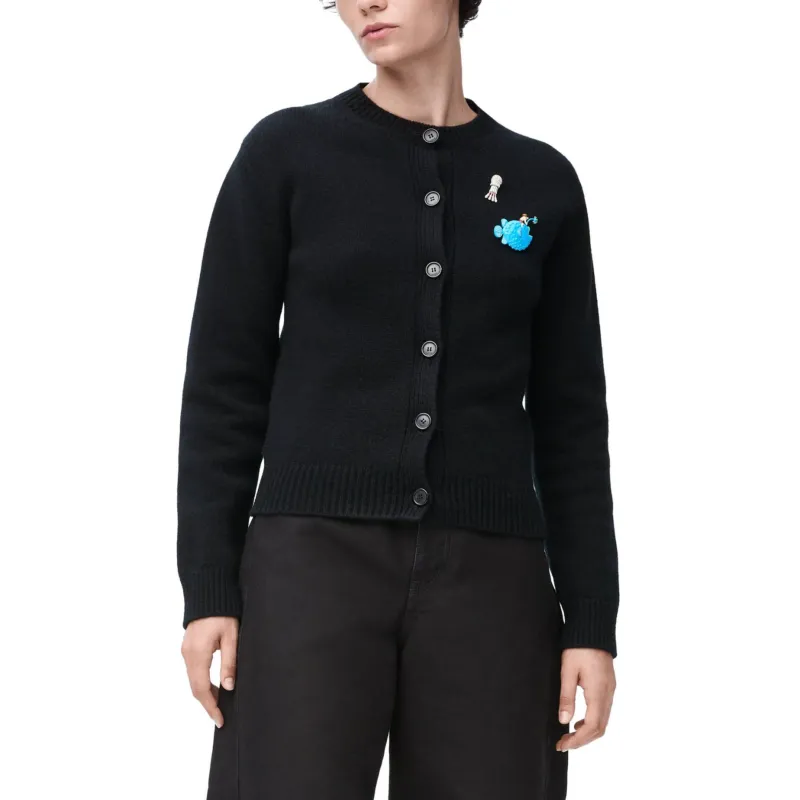 LOEWE FW24 Sweater Women's Black-1