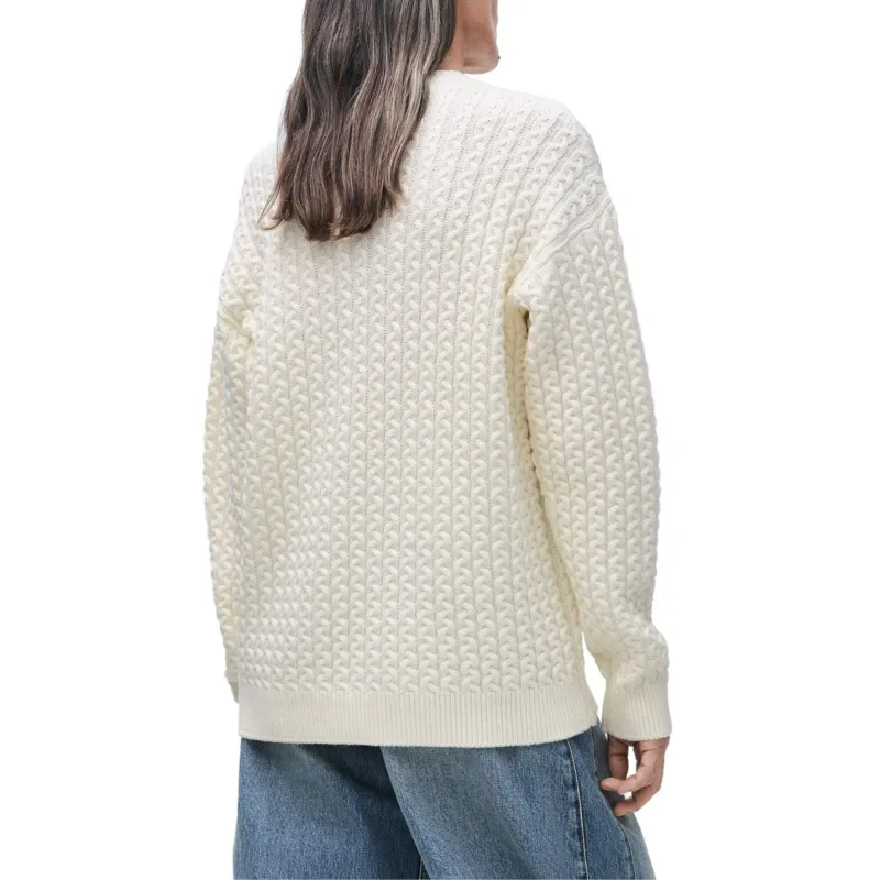 LOEWE Logo Detailed Crewneck Jumper-2