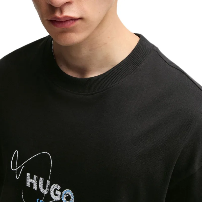 HUGO BOSS FW24 T Shirt Men's Black-4