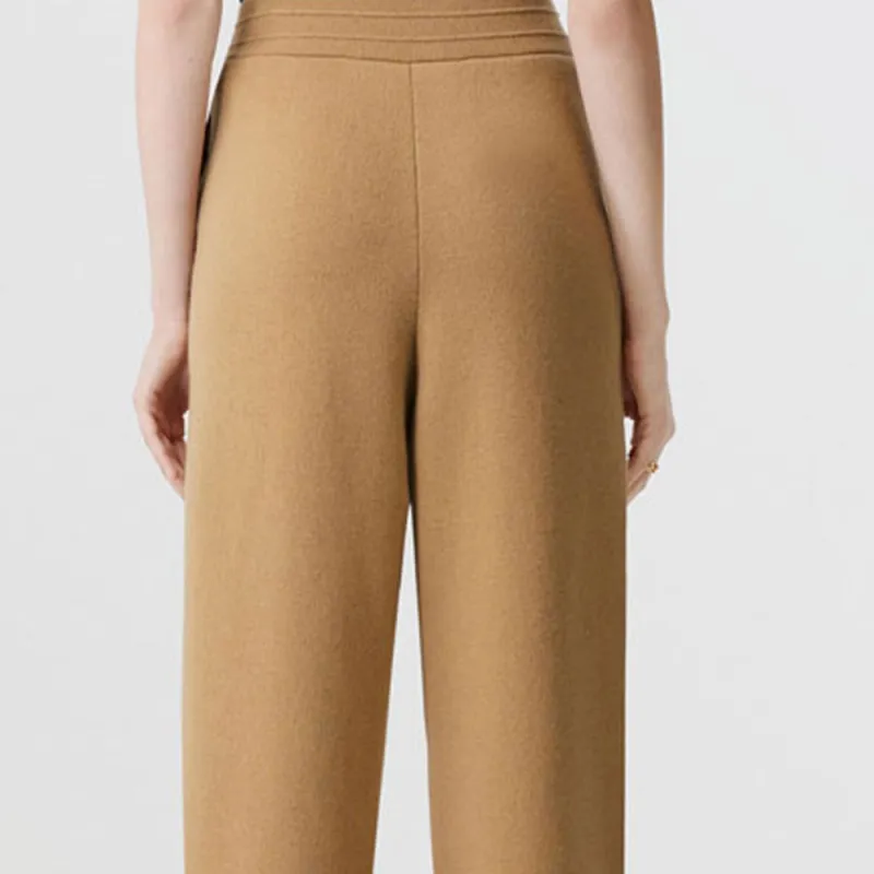 Burberry FW22 Casual Pants Women's Khaki-4