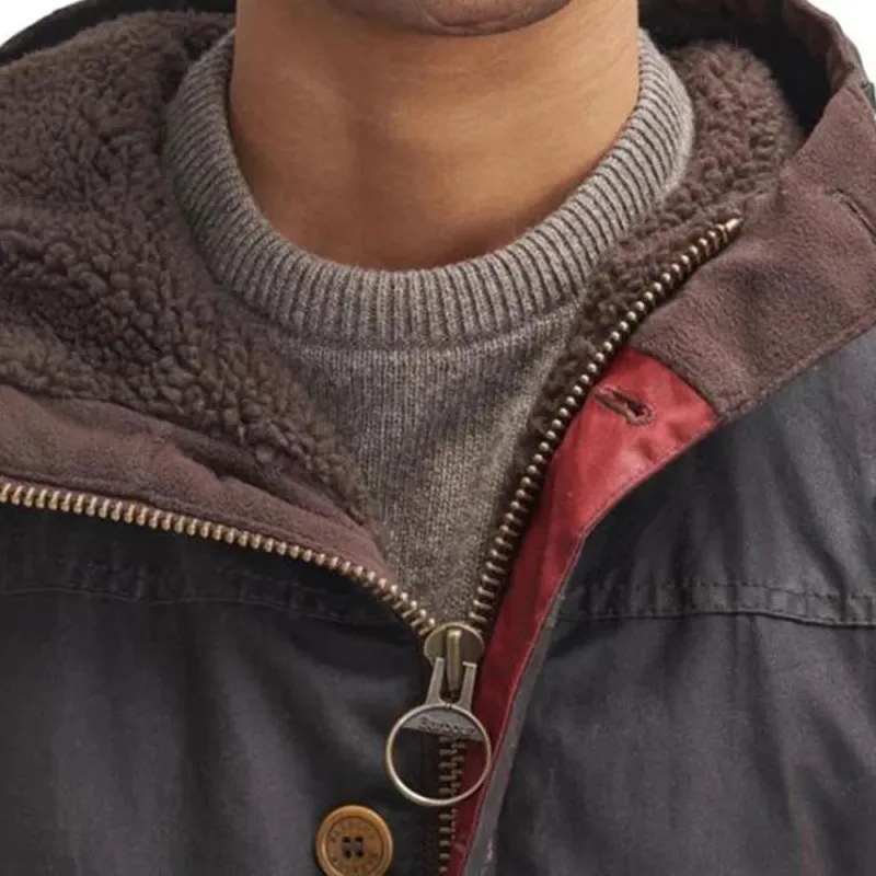 BARBOUR Game Waxed Parka-3