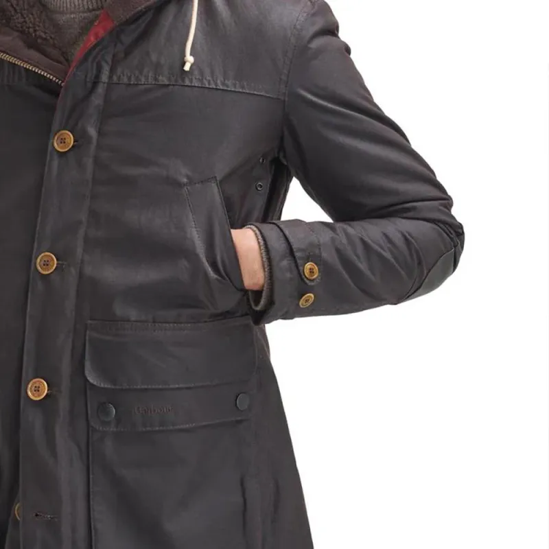 BARBOUR Game Waxed Parka-4