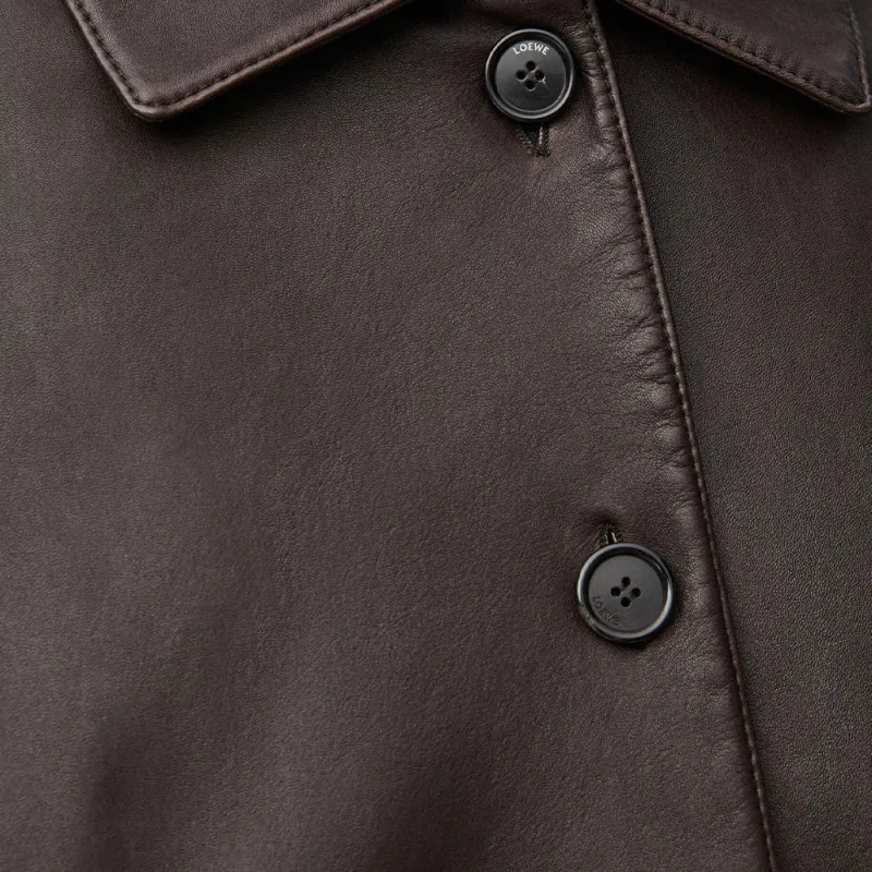 LOEWE Turn Up Jacket 'Brown'-4