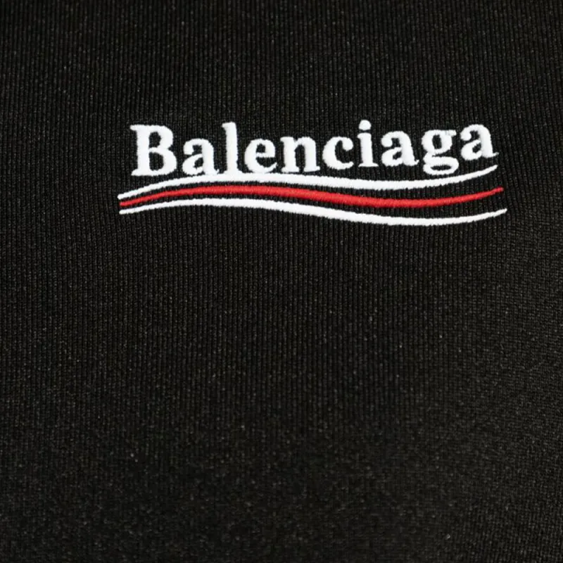 Balenciaga Logo Printed Zip Up Jacket-4