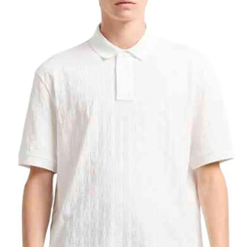 ARMANI EXCHANGEAE SS25 Polo Shirt Men's White-4