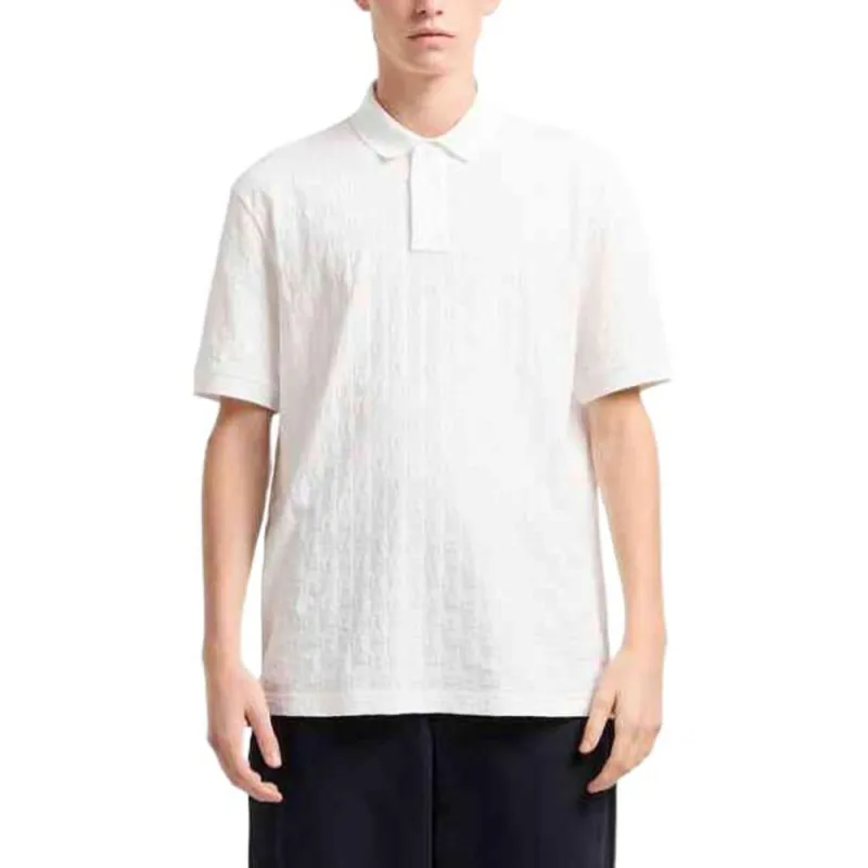 ARMANI EXCHANGEAE SS25 Polo Shirt Men's White-1