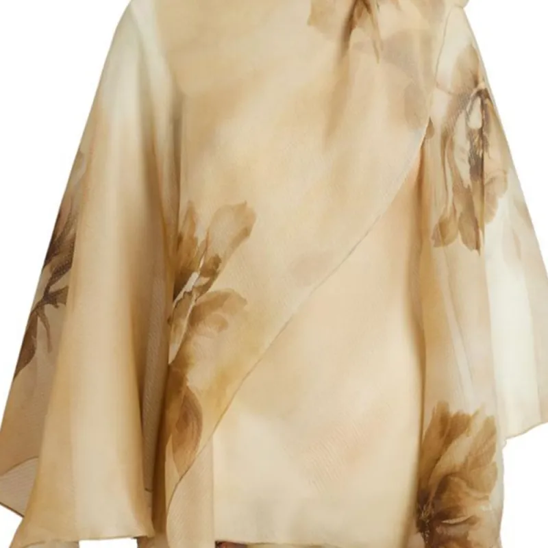 Polo Ralph Lauren Floral Motif Ruffled Blouse-5