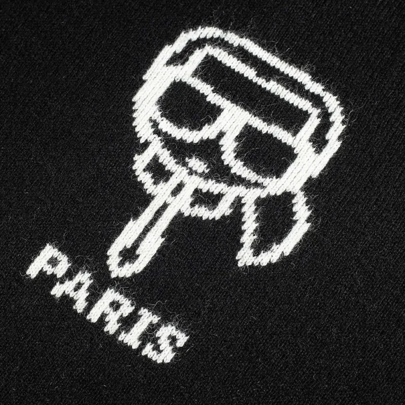 KARL LAGERFELD FW24 Knitwear Men's Black-3