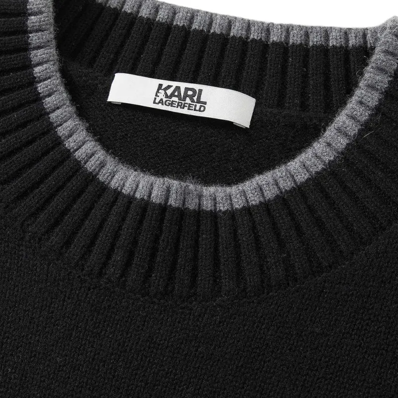 KARL LAGERFELD FW24 Sweater Men's Black-1