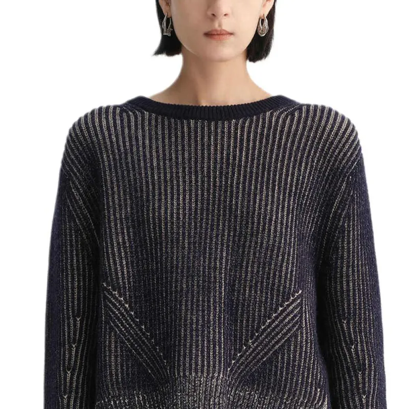 KARL LAGERFELD FW23 Sweater Women's Navy Blue-4