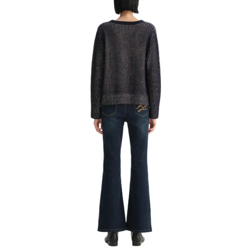 KARL LAGERFELD FW23 Sweater Women's Navy Blue-2