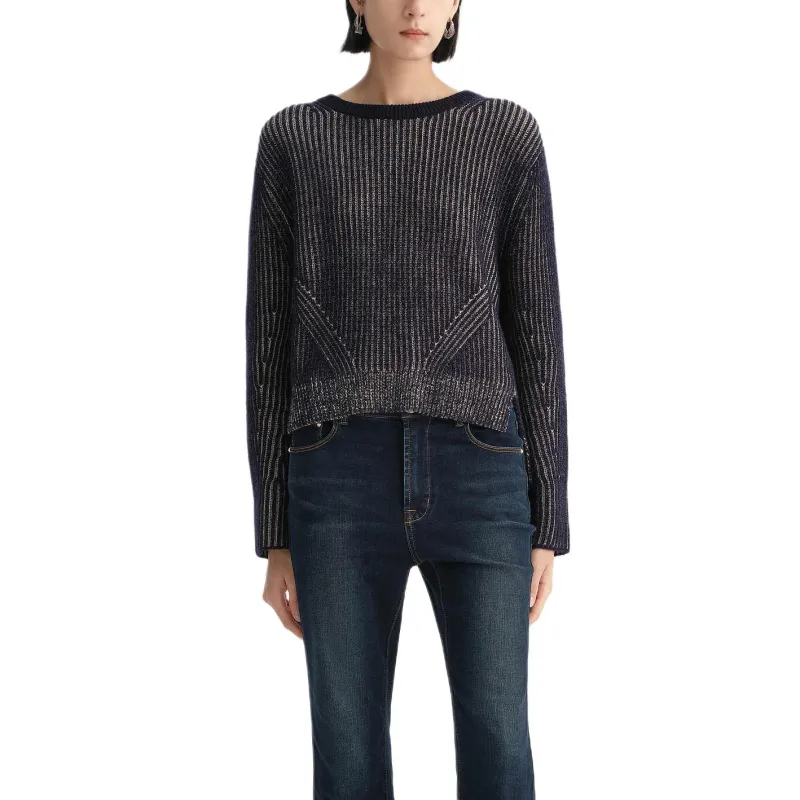 KARL LAGERFELD FW23 Sweater Women's Navy Blue-1