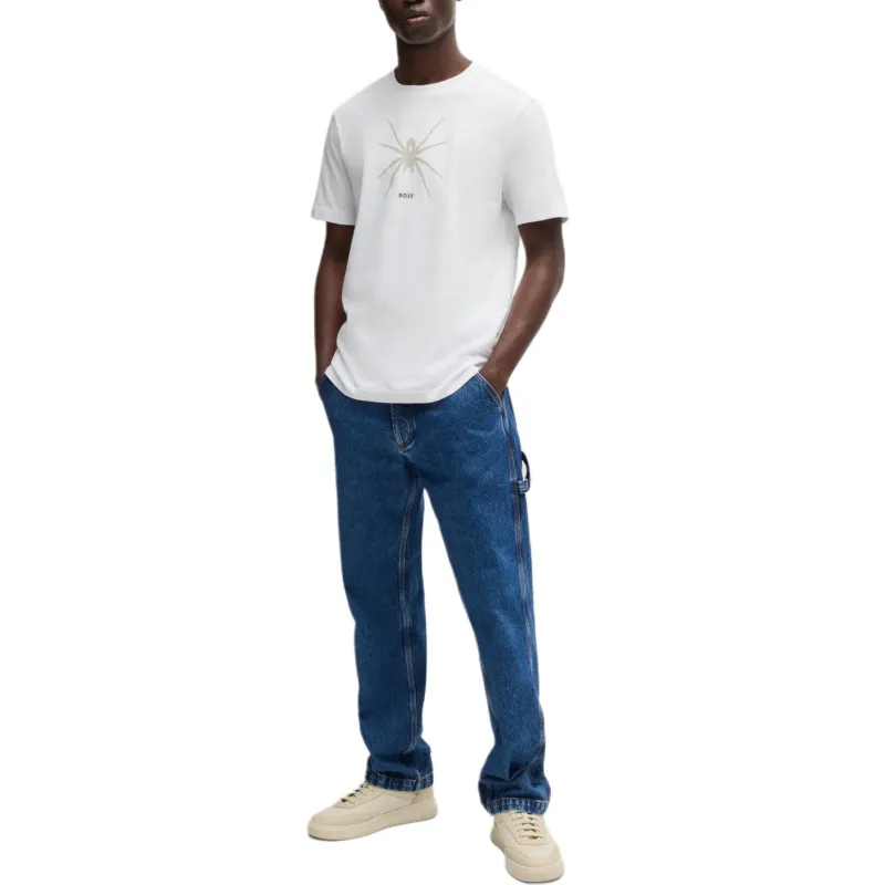 Boss Seasonal print Cotton T shirt-3