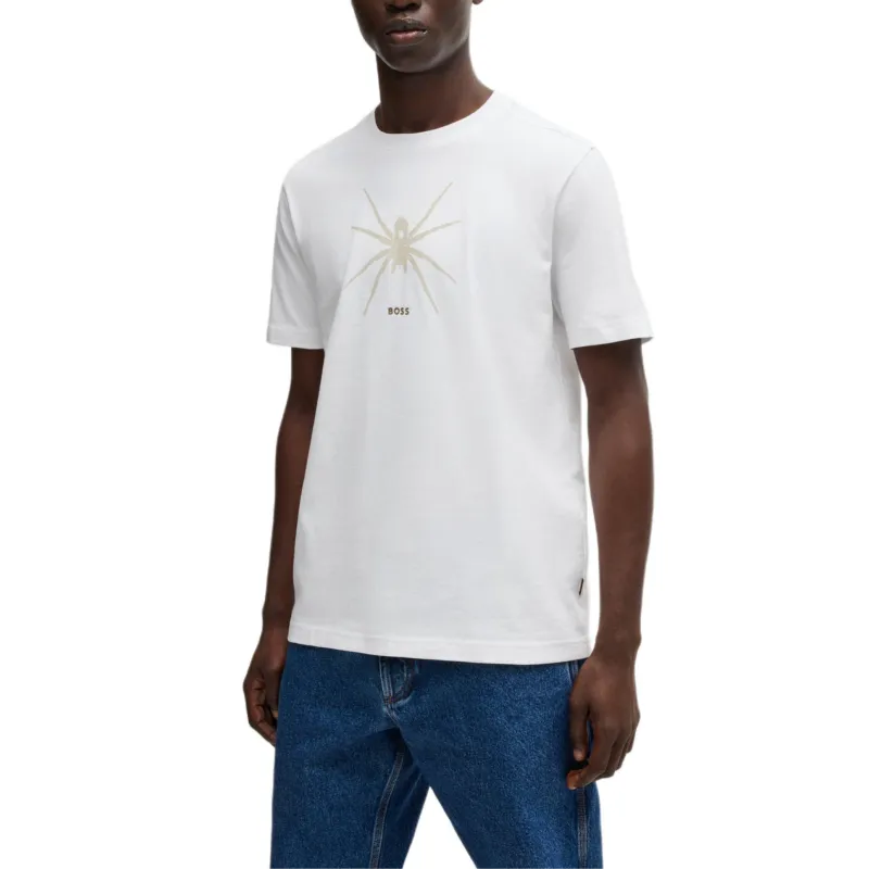 Boss Seasonal print Cotton T shirt-1