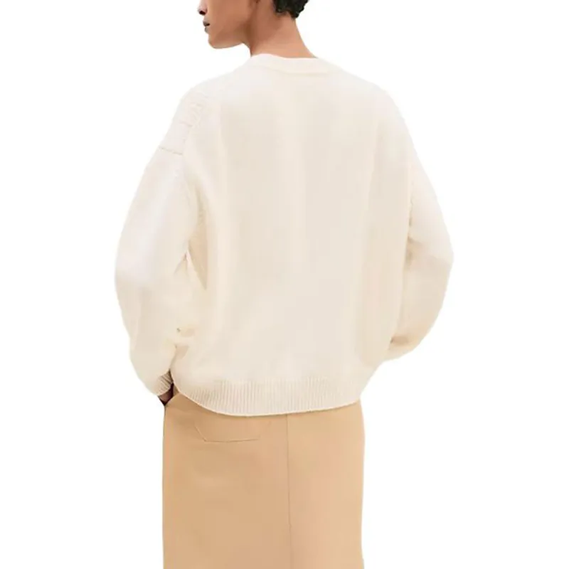 HERMES SS25 Cashmere Sweater Women's White-1