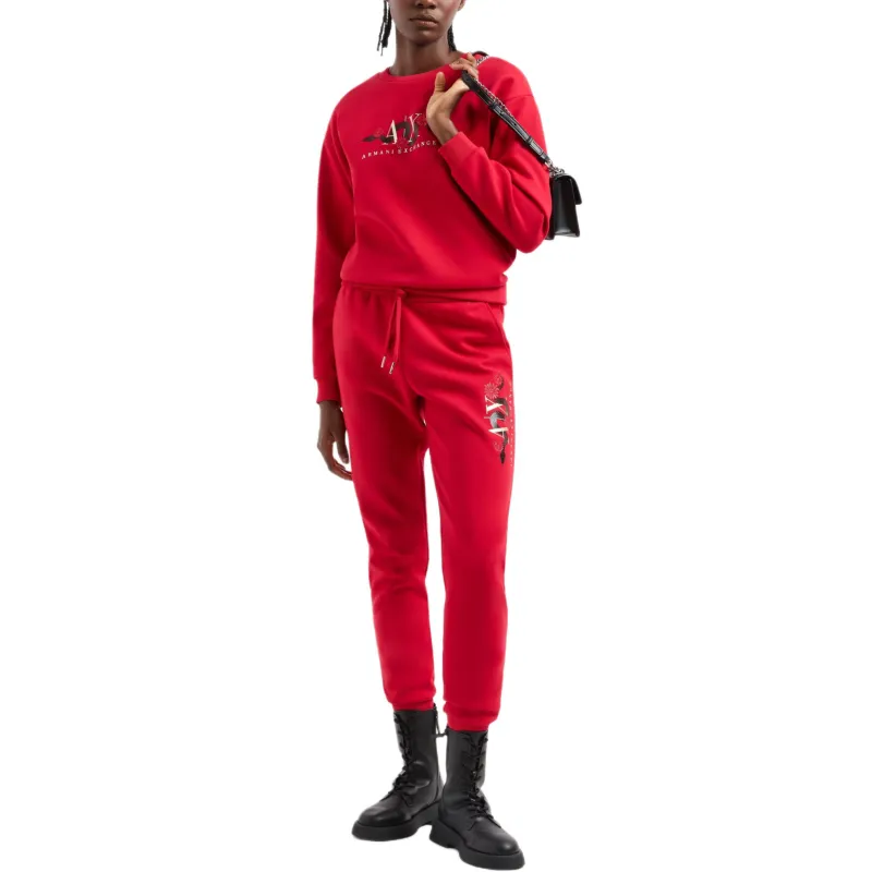 ARMANI EXCHANGEAE Sweatshirt Women's Red-1