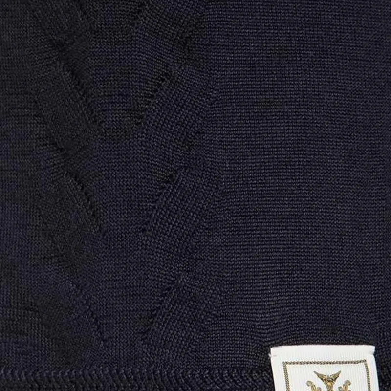 BALLY SS25 Cashmere Sweater Women's Dark Blue-2