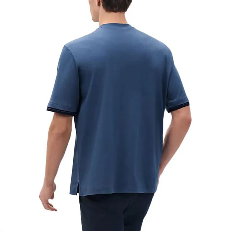 HERMES T Shirts Men Blue-1