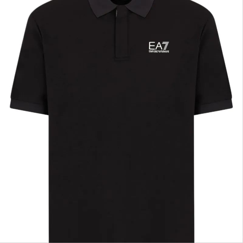 EMPORIO ARMANI EA7 Polo Shirt Men's Black-3