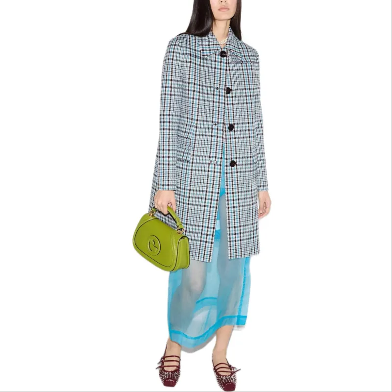 GUCCI Coats Women's Blue-2