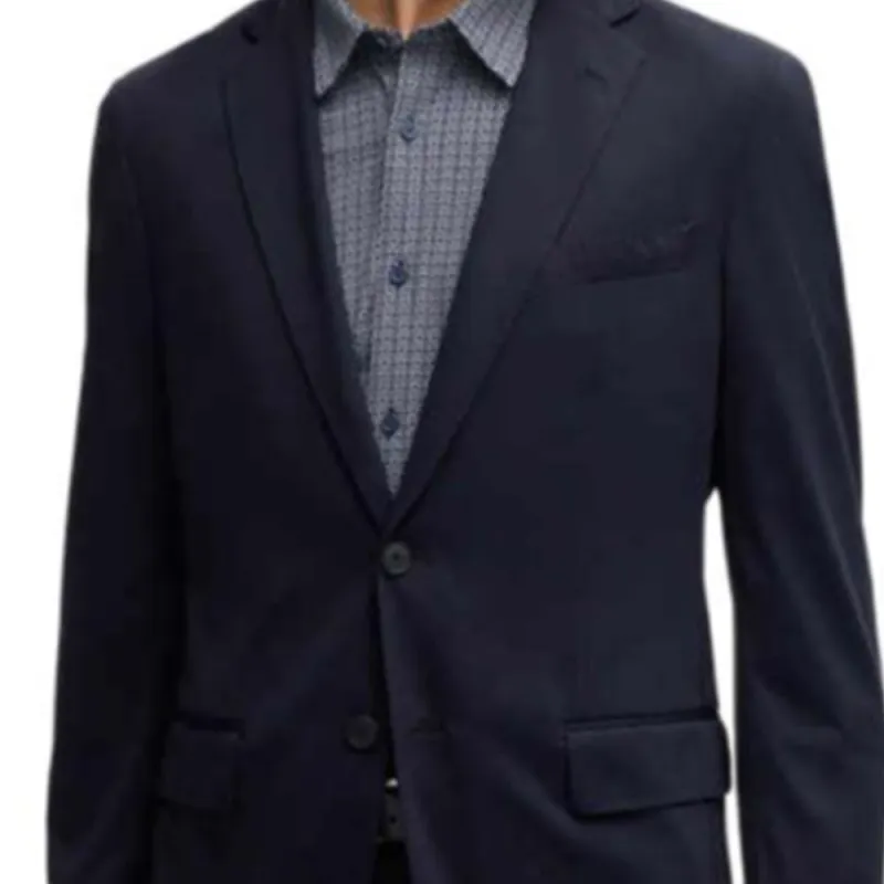 HUGO BOSS SS25 Business Suit Men's Dark Blue-4