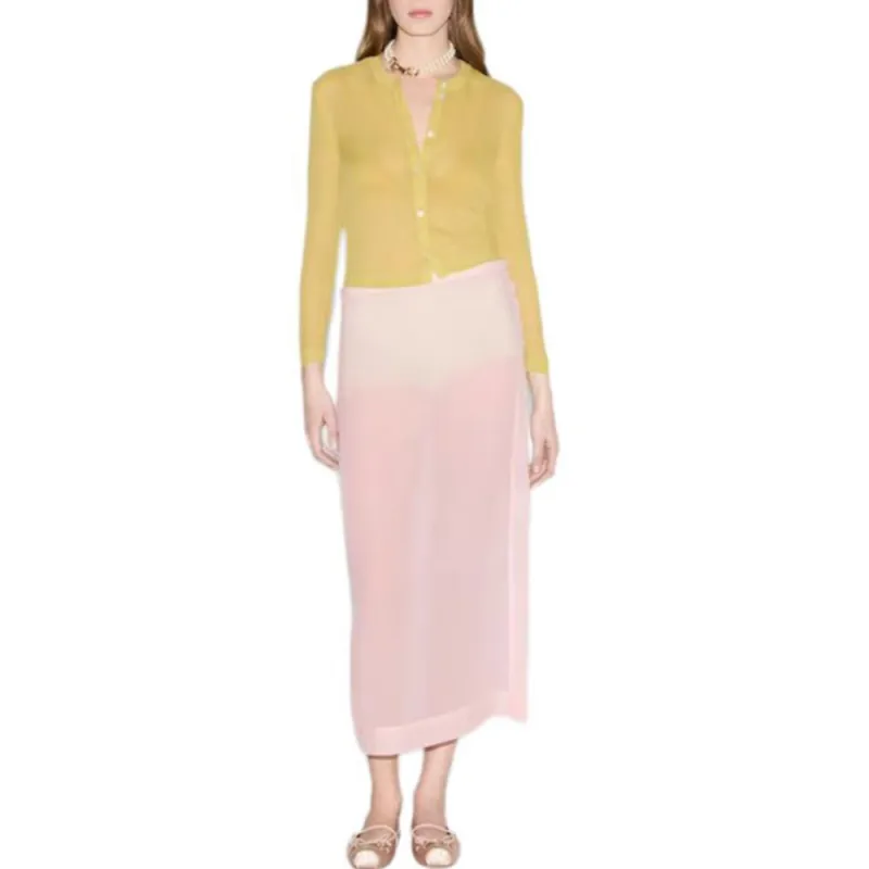 GUCCI SS25 Knitwear Women's Yellow-3
