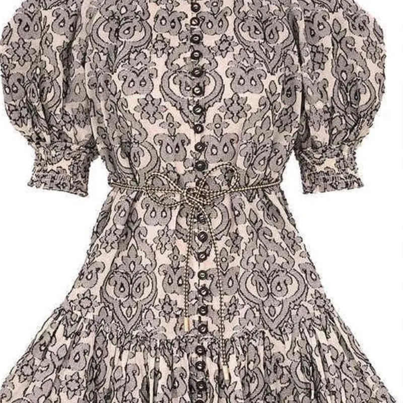Zimmermann Wylie Lantern Mini Dress-5